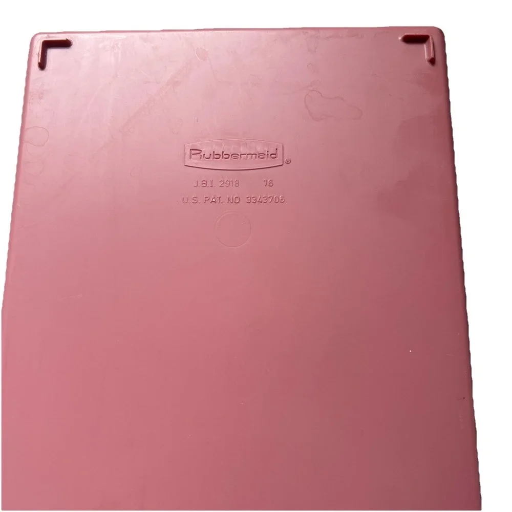 4 Rubbermaid Vtg 90s‎ Pink Interlocking Drawer Organizer 2- 15x 3x 2 + 2- 15x6x2